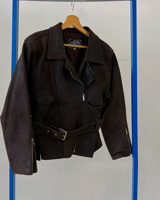 Chiodo Vintage In Vera Pelle - M/L