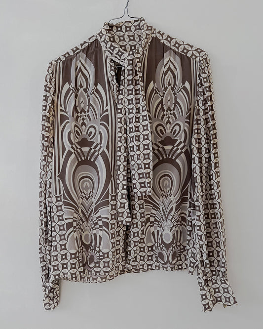 Camicia Vintage A Fantasia - S