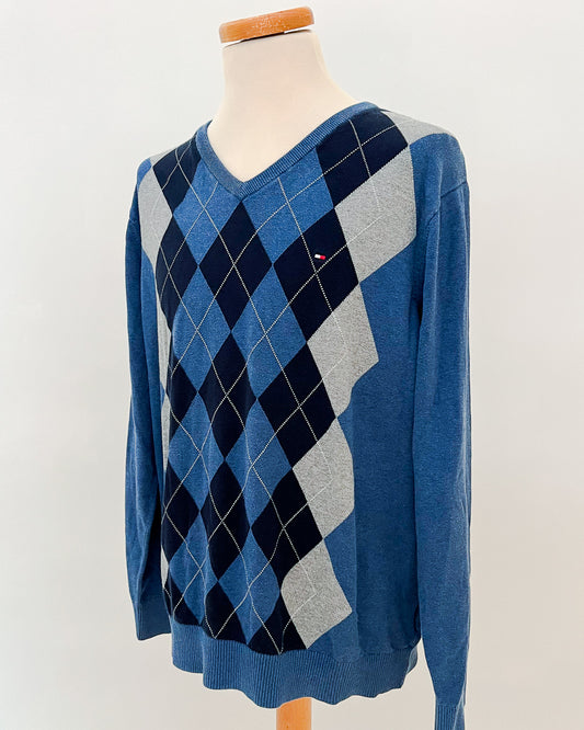 Tommy Hilfiger - Maglione A Rombi - XXL