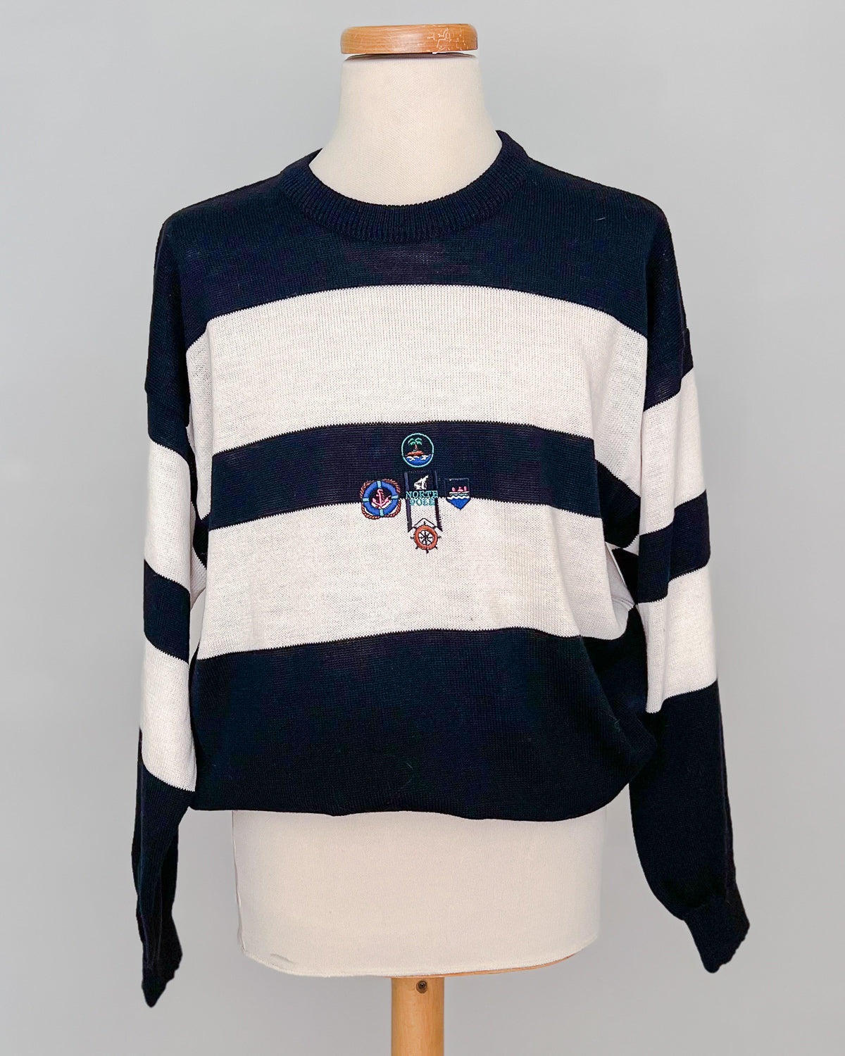 Maglione Vintage A Righe - XL