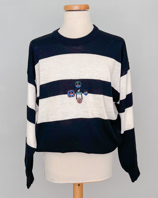 Maglione Vintage A Righe - XL