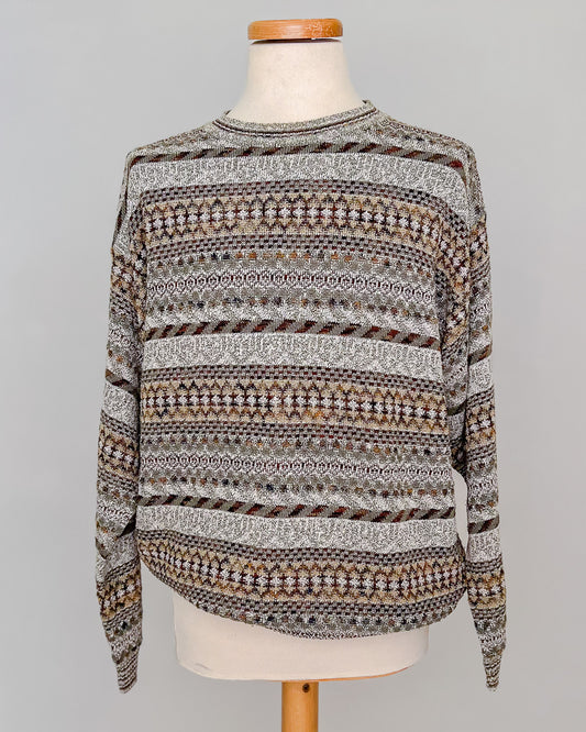 Maglione Vintage A Fantasia - XL