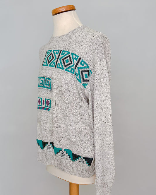 Maglione Vintage A Fantasia - L