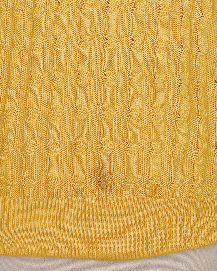 Maglione A Trecce Vintage - L