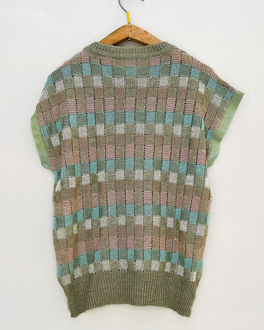 Gilet Vintage Ricamato - M