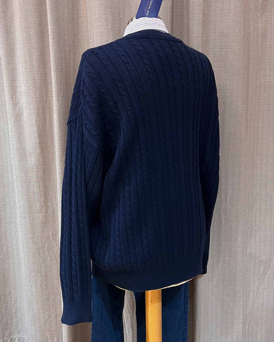 Cardigan A Trecce Vintage - XL