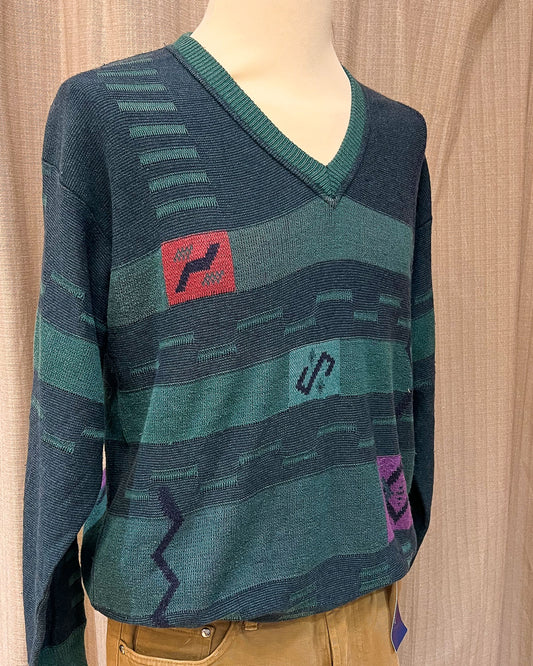 Maglione A Fantasia Oversize - L