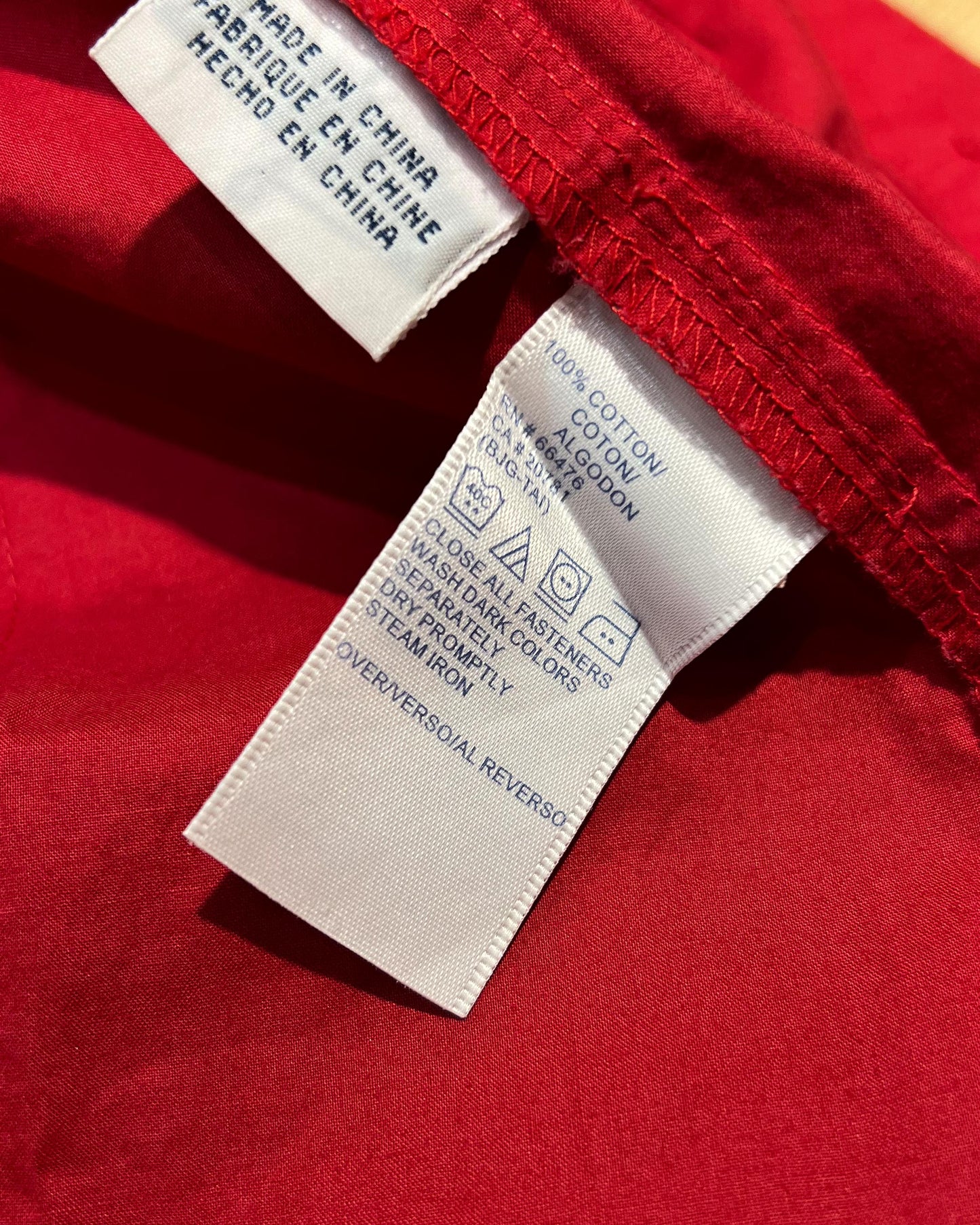 Tommy Hilfiger Camicia Rossa - S