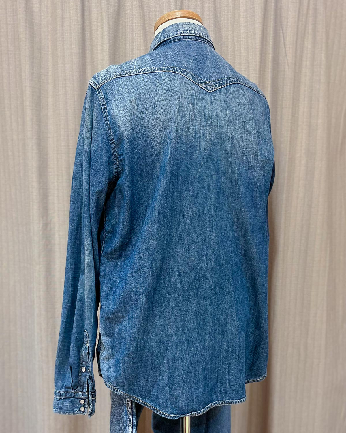 Gilet In Denim Vintage L