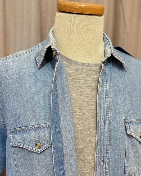 Camicia In Denim Oversize XL