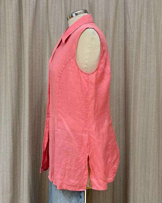 Camicia Giromanica In Lino - L