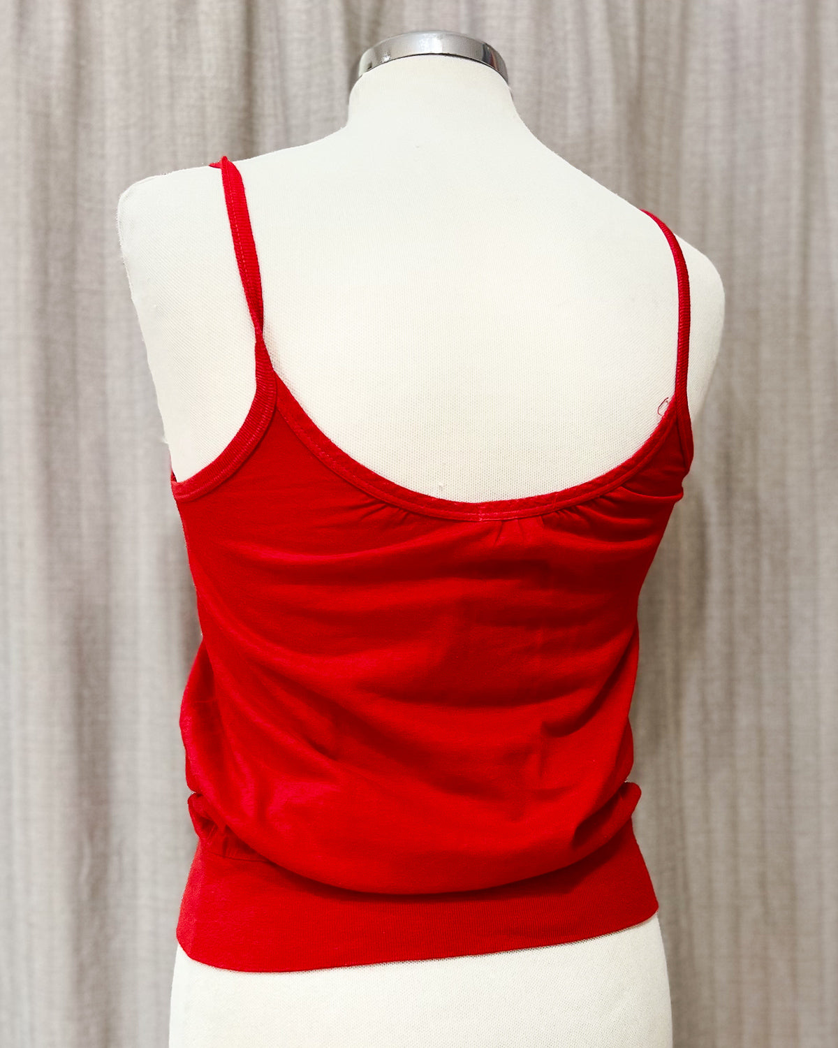 Top Vintage Rosso - S