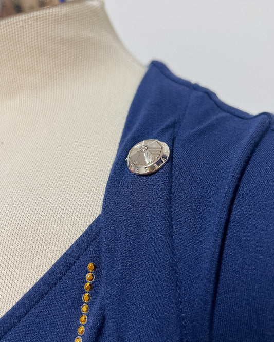 Versace Jeans Maglia Lunga con Strass L