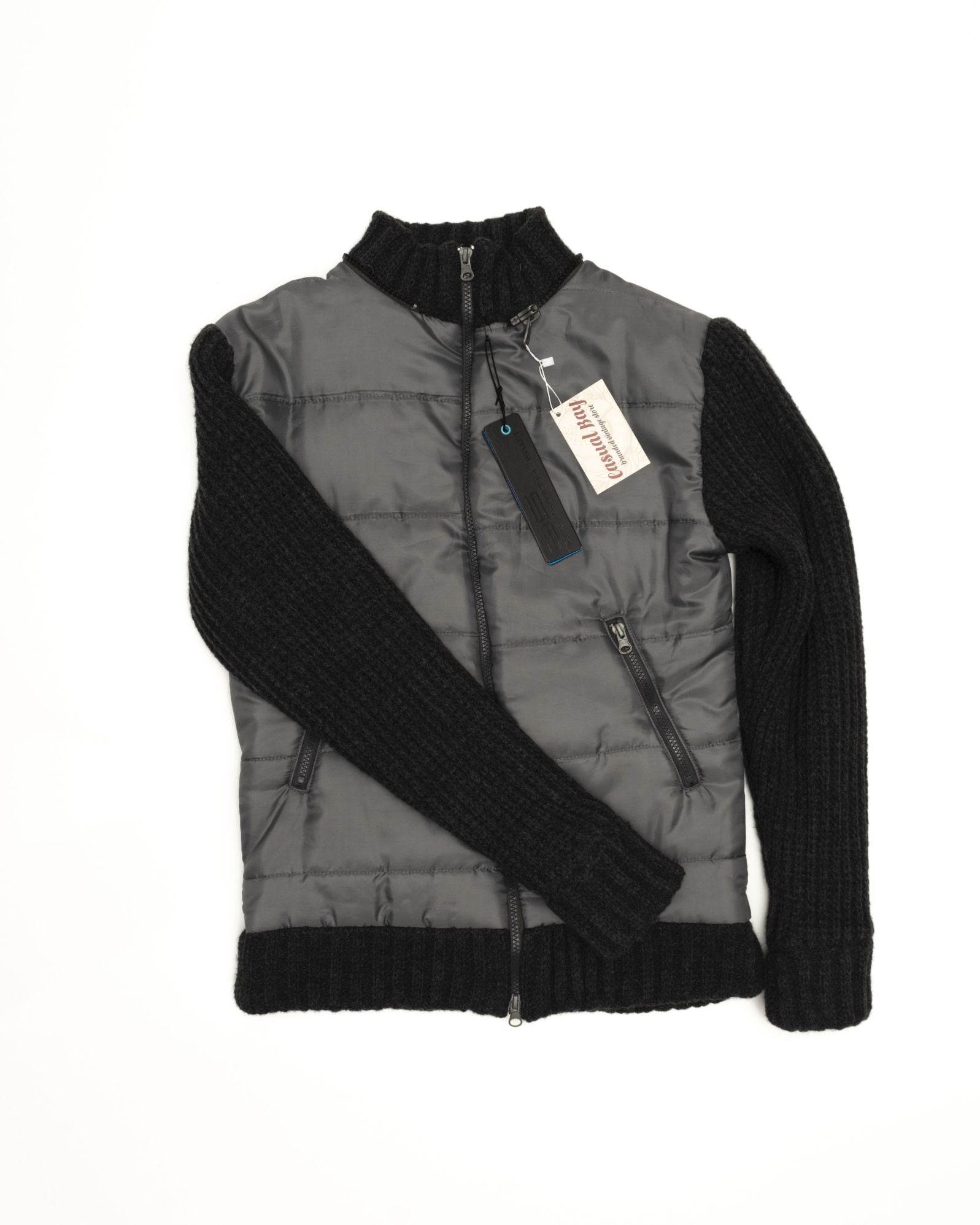 Giacca in Lana con Maniche Rimovibili Taglia S