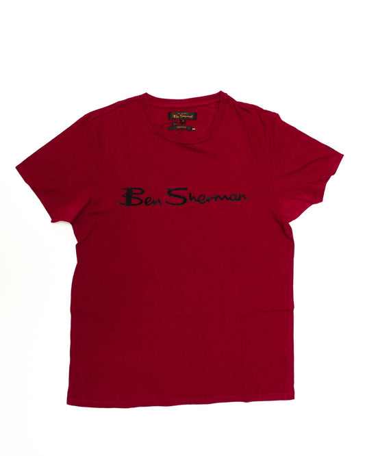 Ben Sherman Tshirt Man Taglia M Rosso