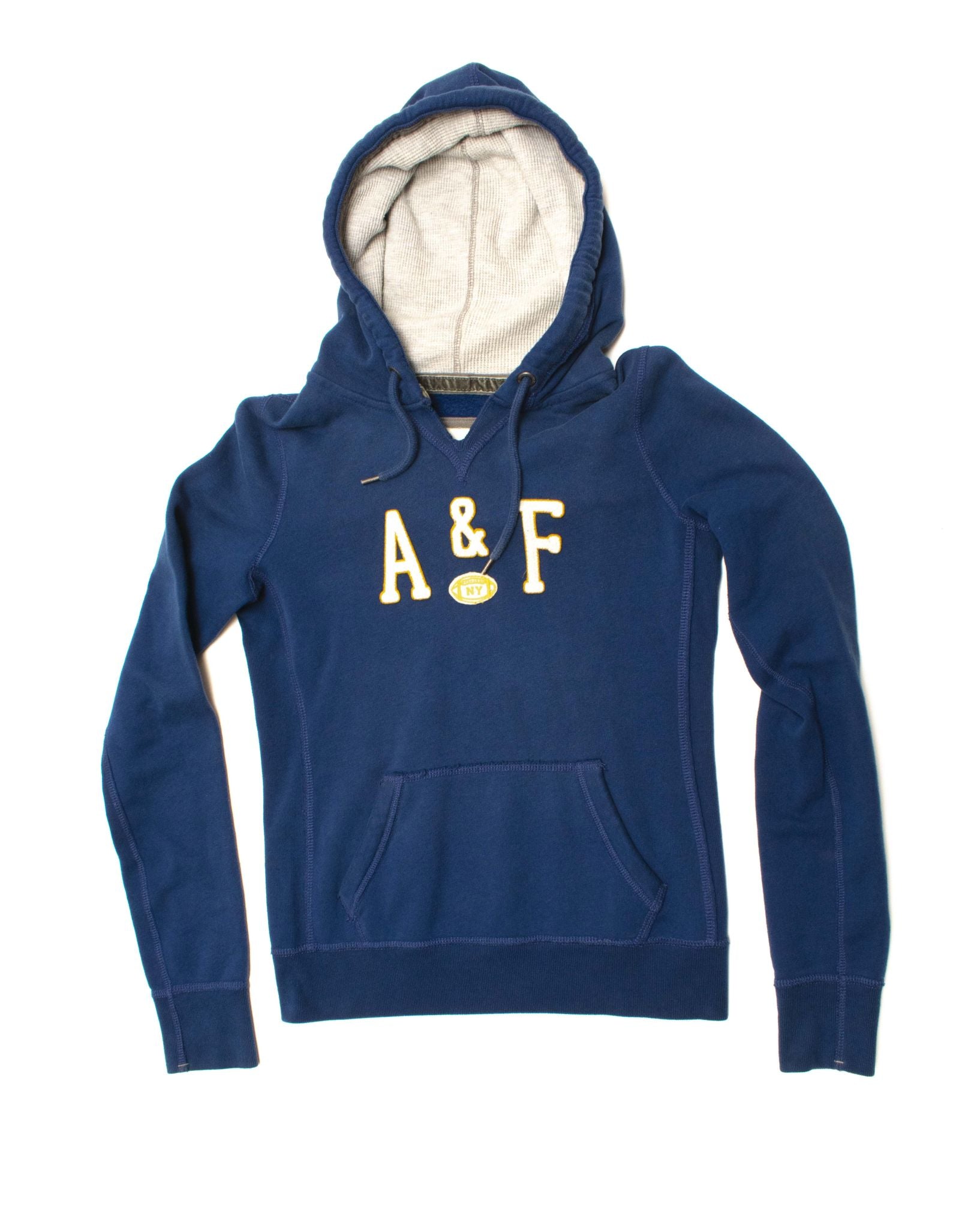 Abercrombie and Fitch - Felpa Logata con Cappuccio Taglia S