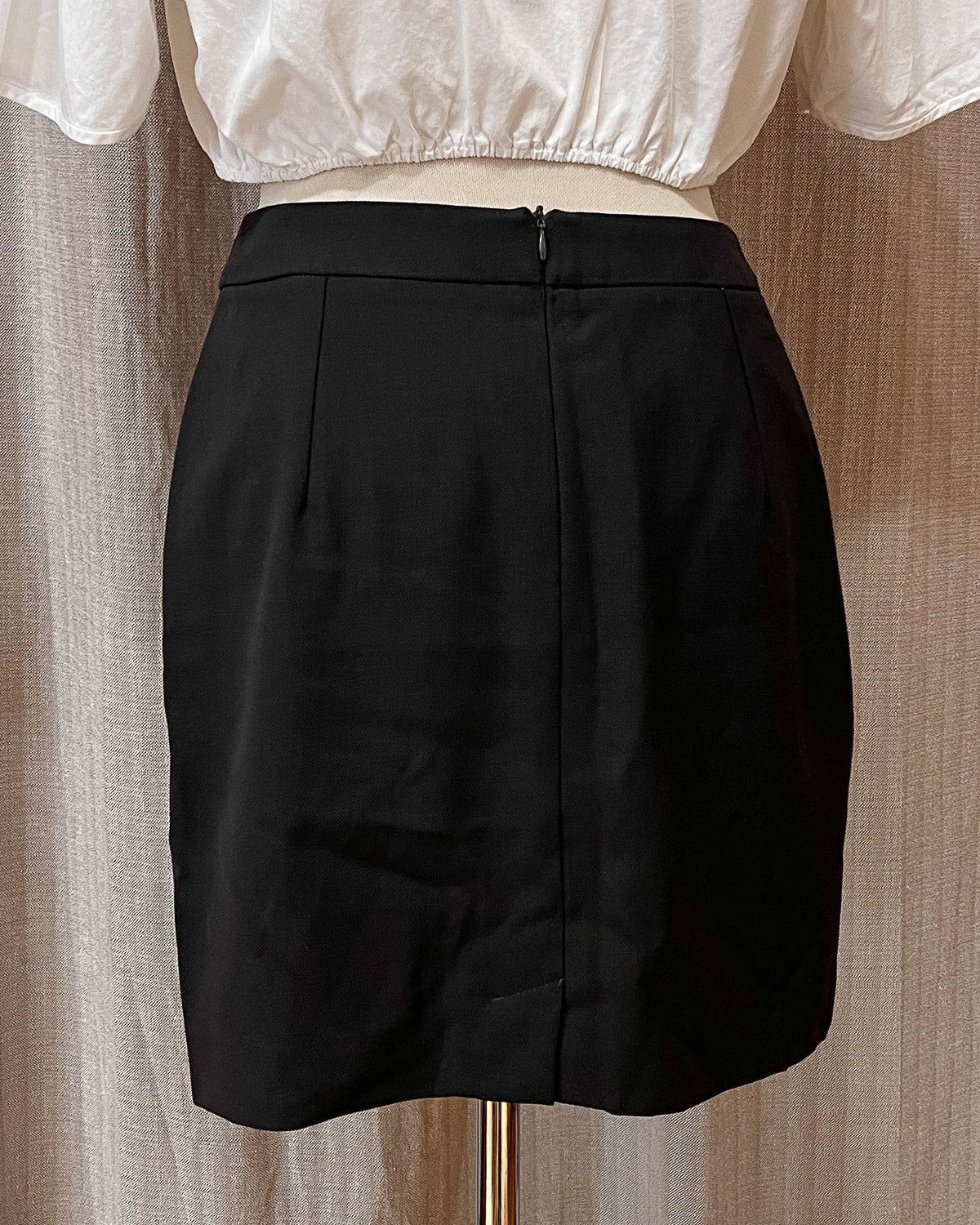 Marella Mini Gonna Donna Taglia S Scuro Verde Pure New Lana