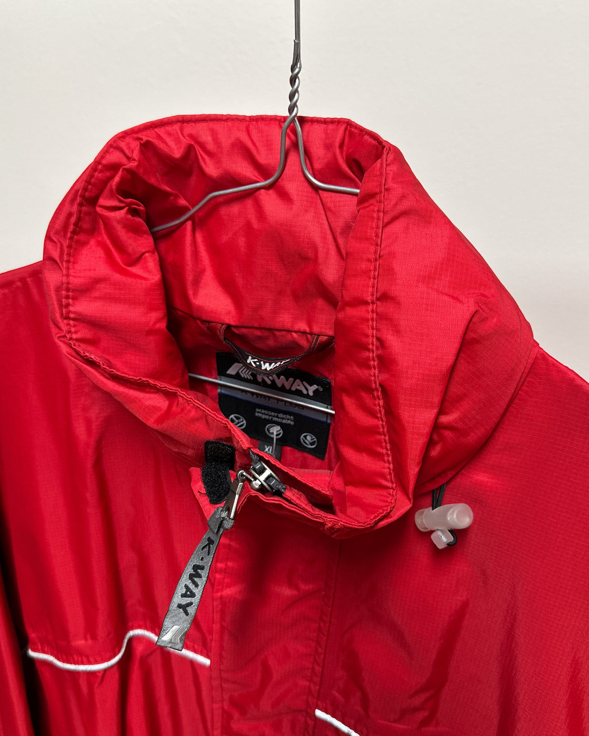 Kway - Raincoat Rosso -  XL