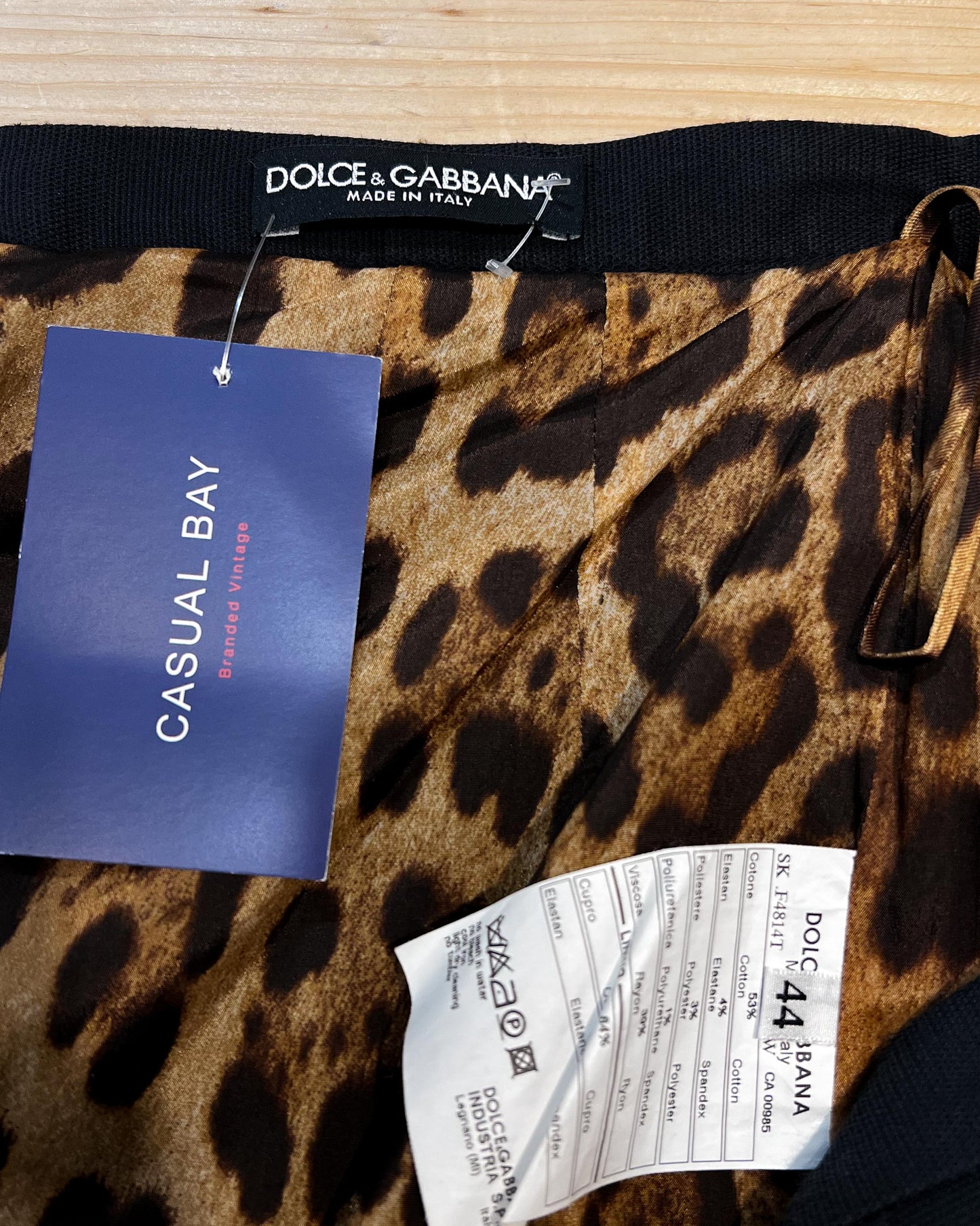 Dolce e Gabbana Gonna Tubino Taglia 44