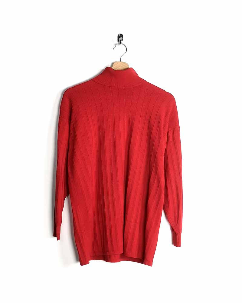 Maglione Vintage Collo Alto Taglia 3XL