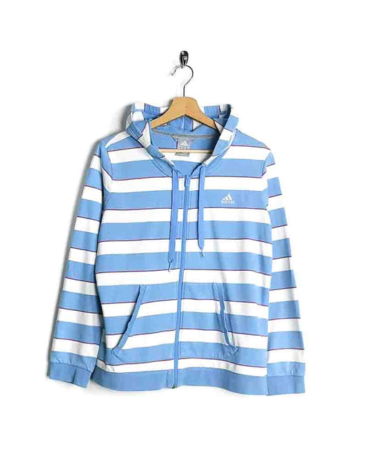 Adidas Felpa a Righe Taglia L