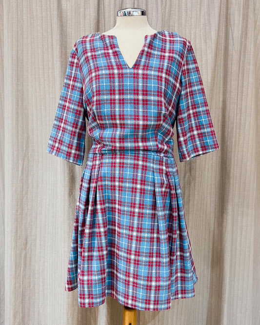 Vestitio Vintage a Quadri - L