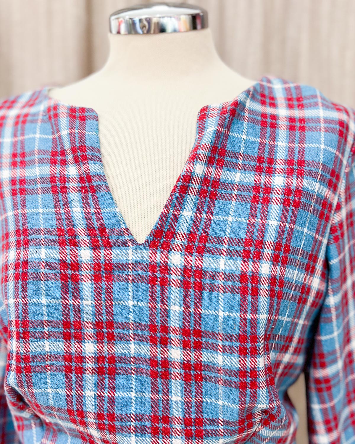 Vestitio Vintage a Quadri - L