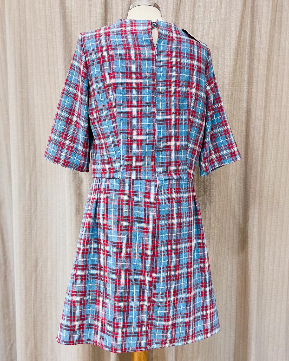 Vestitio Vintage a Quadri - L