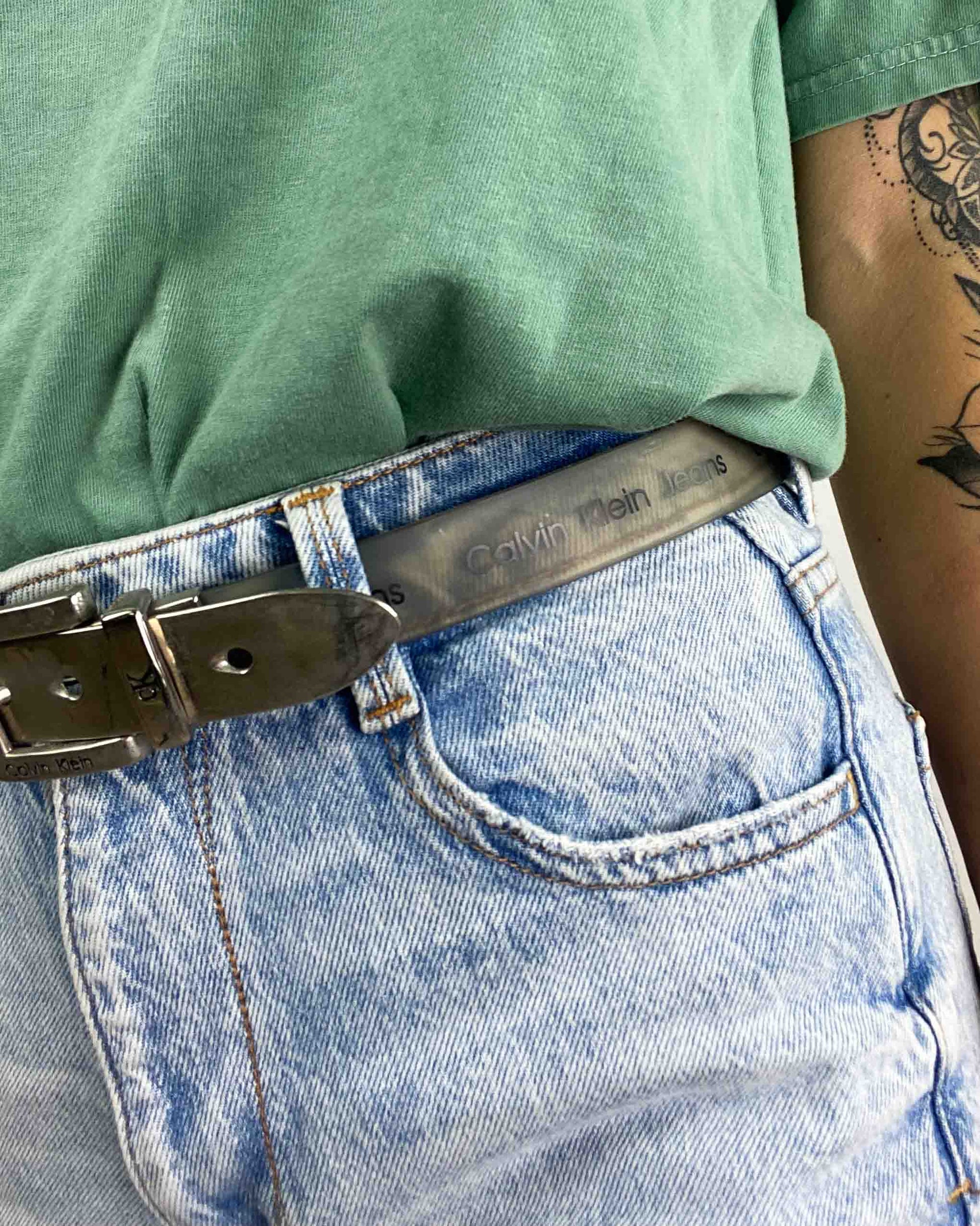 Calvin Klein Jeans Cinta Trasparente Taglia Unica
