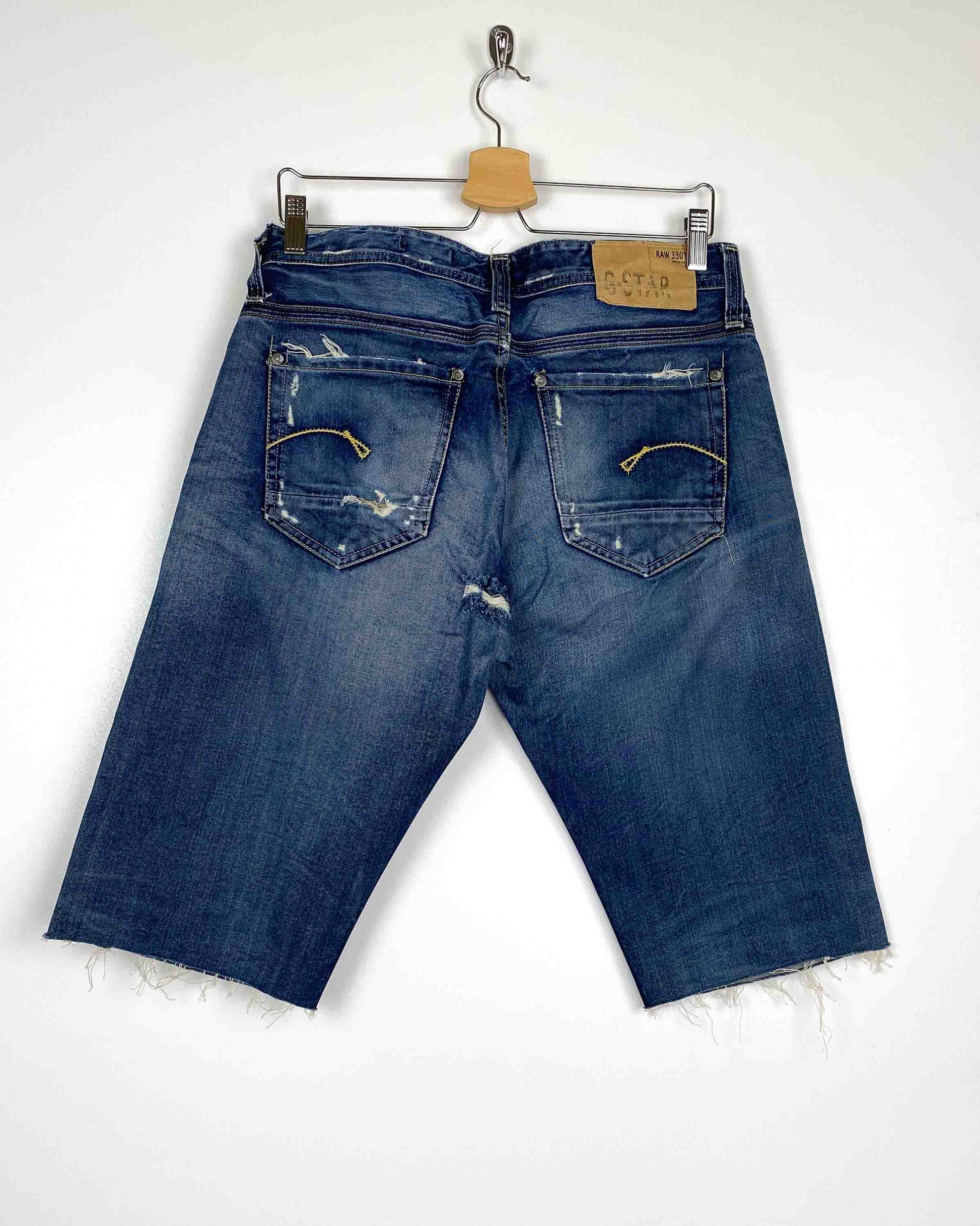 G-Star  Bermuda in Jeans Distressed Taglia 46