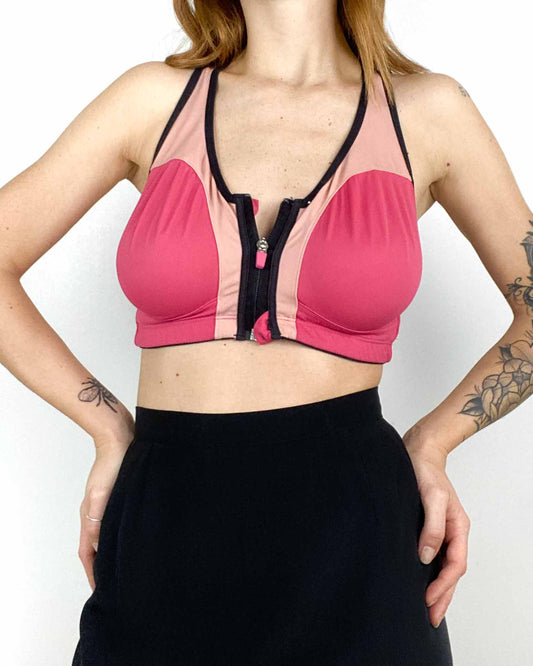Lilly Lane Top Sportivo con Zip Taglia M
