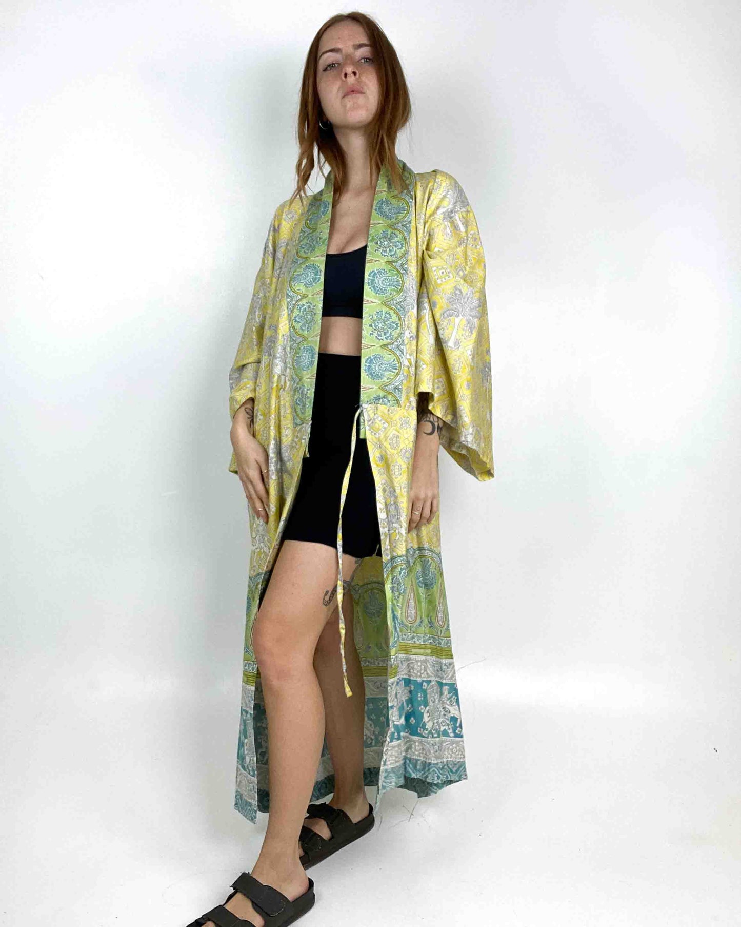 Bassetti Kimono Giallo in Cotone Taglia L