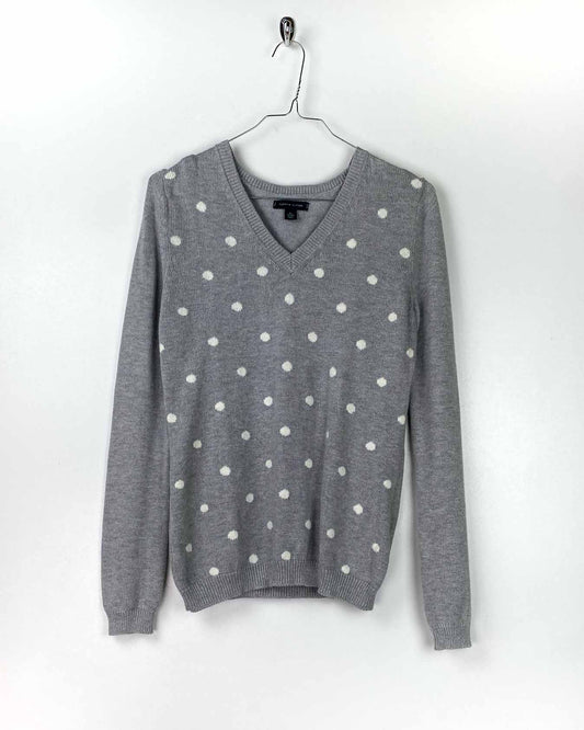 Tommy Hilfiger Maglia a Pois con Scollo a V Taglia XS