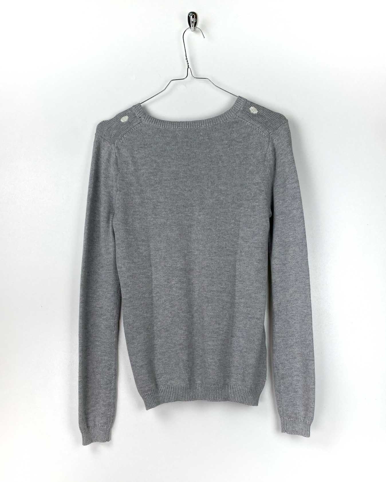 Tommy Hilfiger Maglia a Pois con Scollo a V Taglia XS