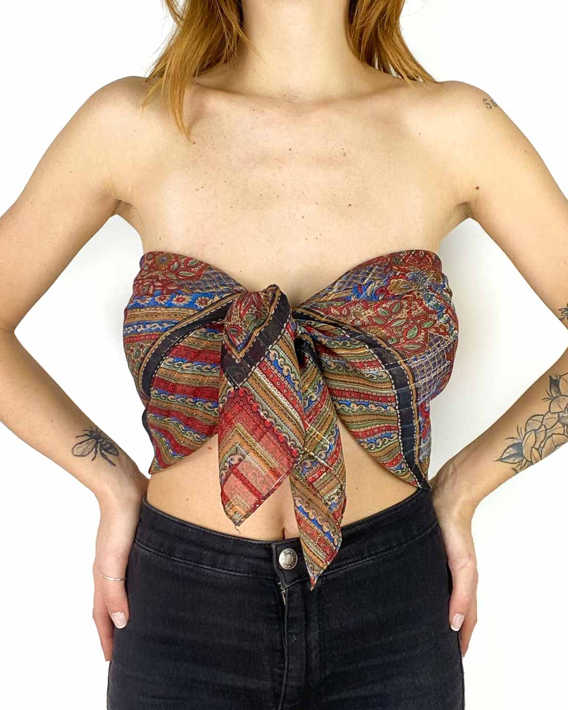 Foulard Ampio con Fantasia