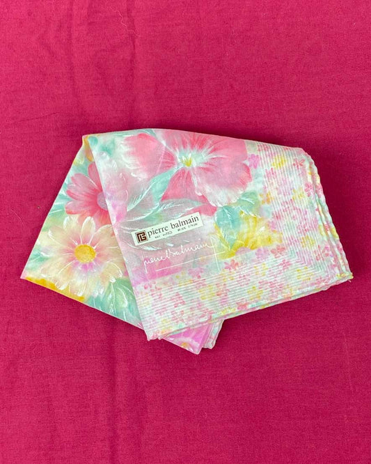 Pierre Balmain Mini Foulard con Fiori