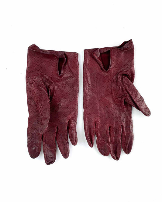 Guanti Rossi Traforati Taglia S