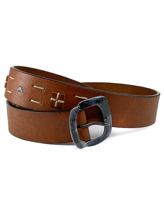 Armani Jeans Cinta Marrone in Pelle Taglia Unica