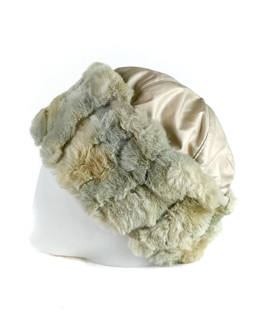 Colbacco Misto Lana e Pelliccia Sintetica