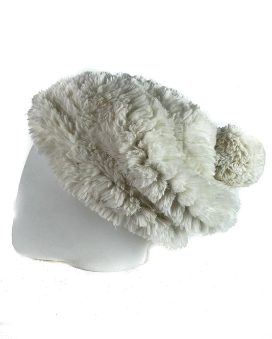 Cappello Bianco con Pon Pon