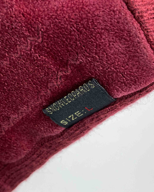 Guanti Bordeaux in Lana Taglia M