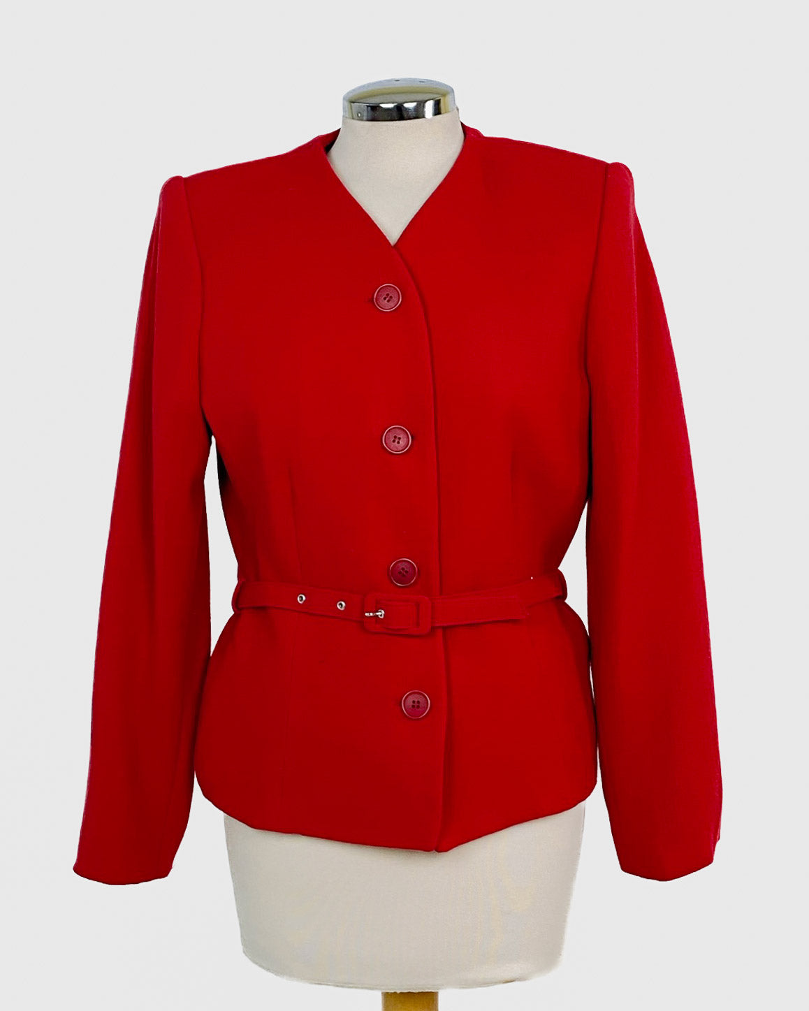 Emporio Armani Blazer Rosso con Cinturino Taglia S