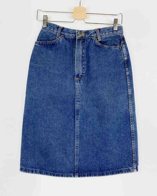Gonna in Jeans Taglio Dritto Taglia 42