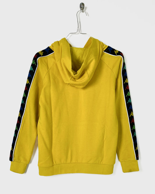 Kappa Felpa Gialla Logo Multicolor Size XS