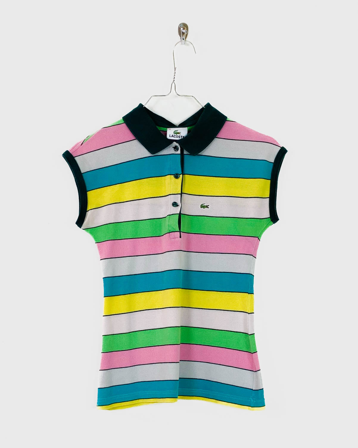 Lacoste Polo Smanicata Multicolor Taglia XS