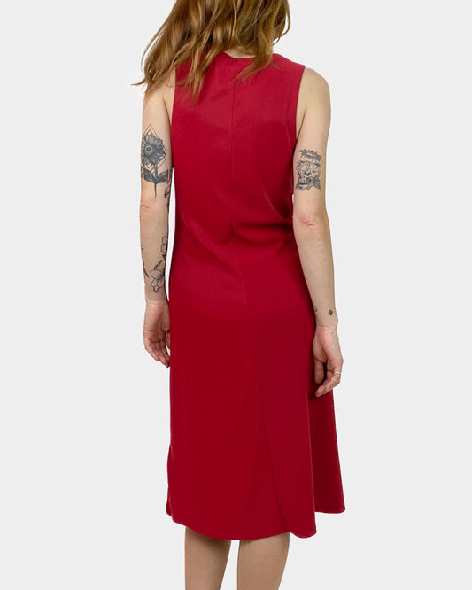 Yes or No Vestito Rosso Svasato Taglia M