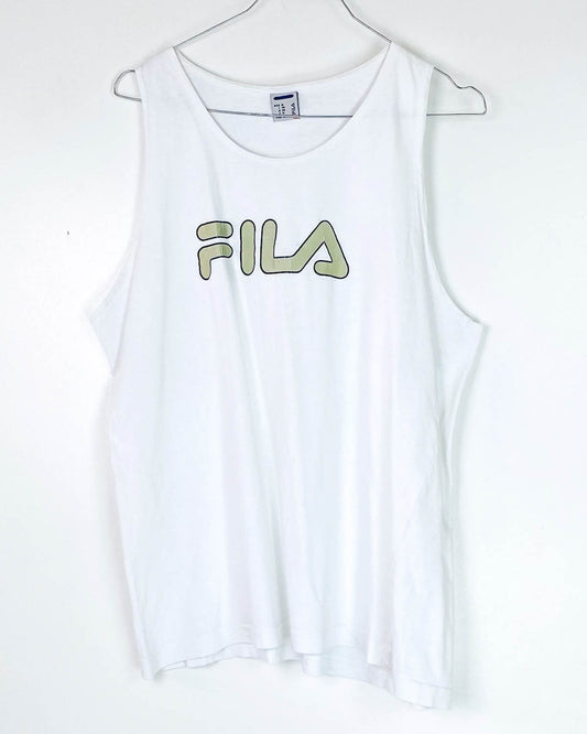Fila Canotta Bianca Taglia XL (50 ita)