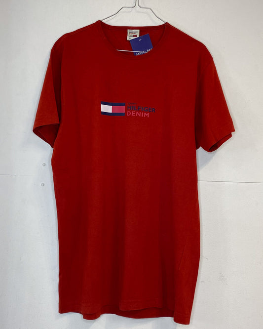 Tommy Hilfiger Denim Tshirt Grafica Taglia L Over