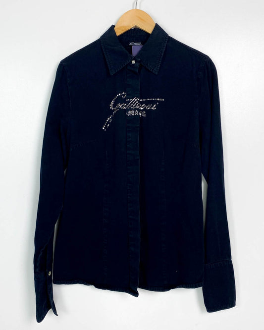 Gattinoni Camicia con Strass Taglia 48