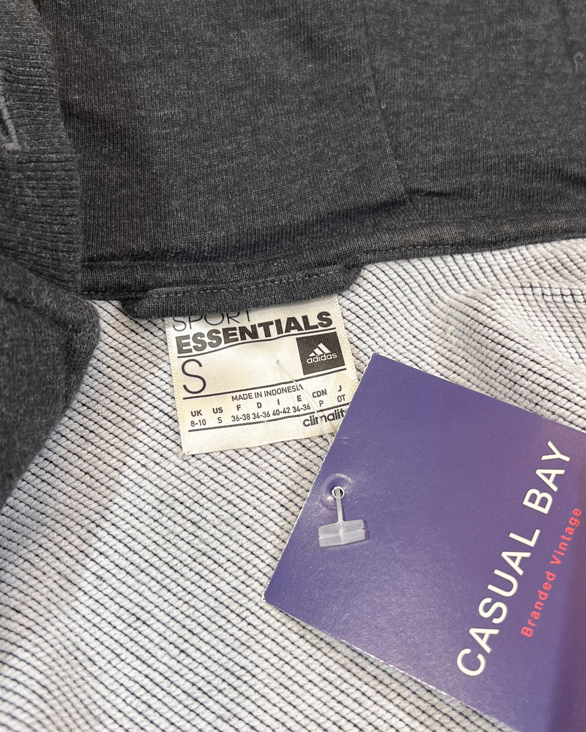 Adidas - Felpa Con Zip Taglia S